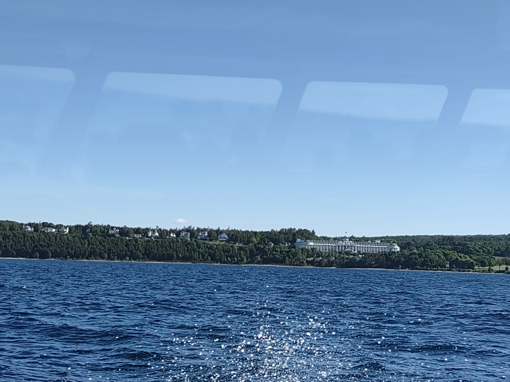 The island as seen from the ferry